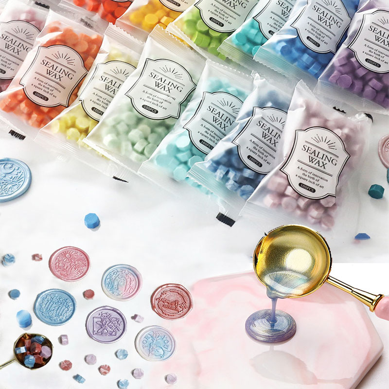 Wax Seal Stamp Set - 200 adet balmumu boncuk balmumu cila