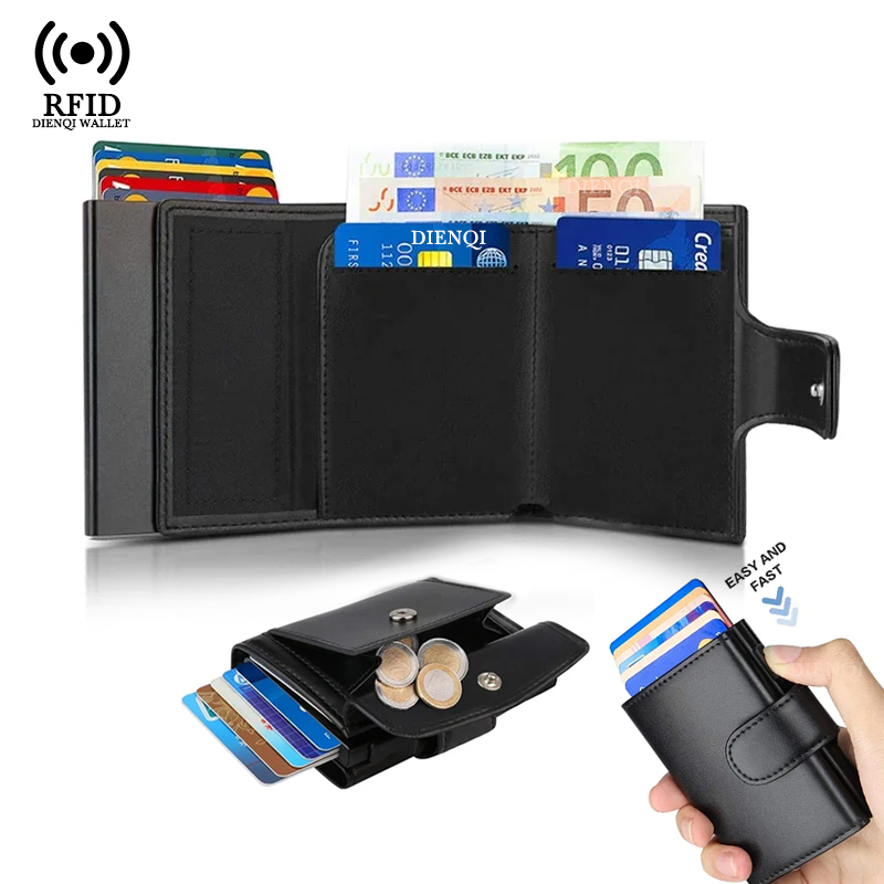 Index Card Holder - Metal Kartlık RFID Kredi Kartı Tutucu