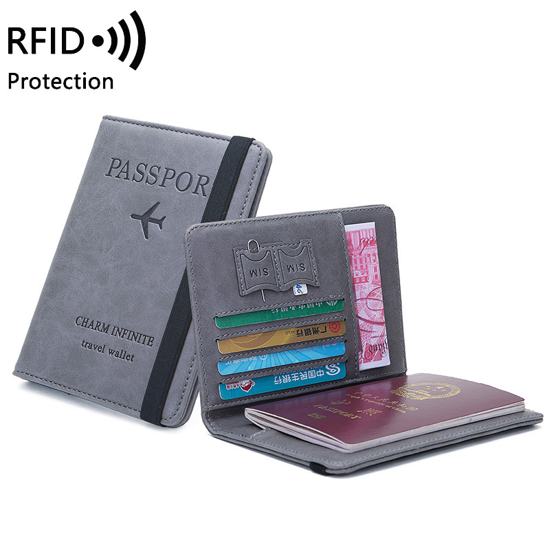 Index Card Holder - Unisex PU Deri Pasaport Tutucu -
