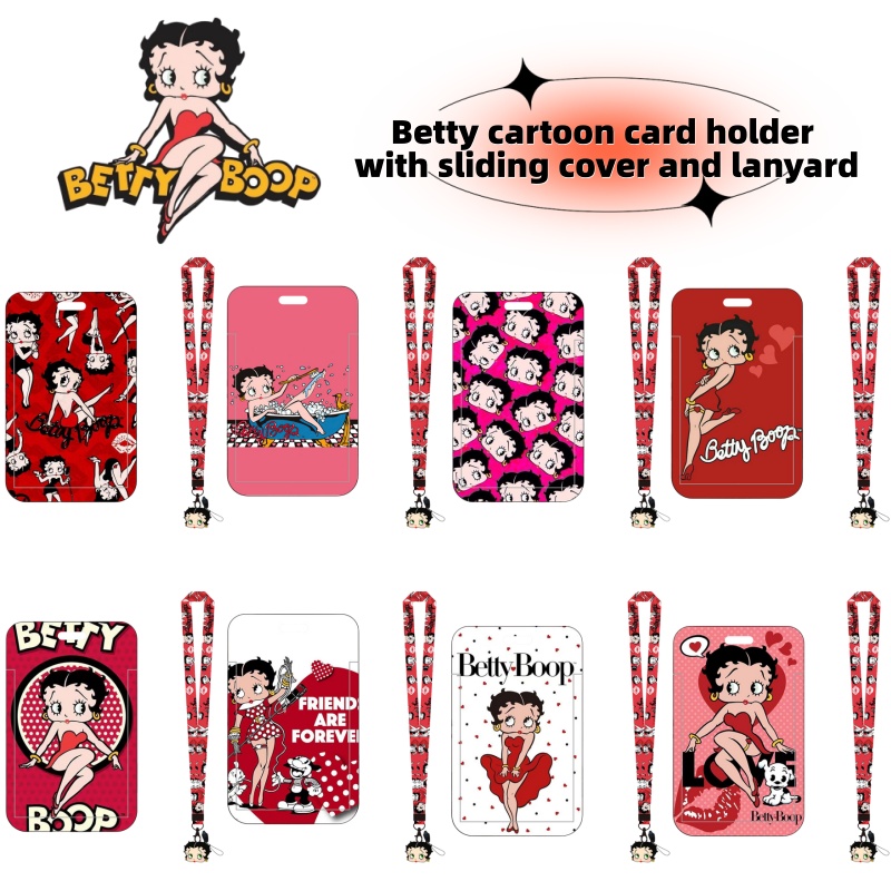Index Card Holder - Betty Boop serisi anime otobüs kartı
