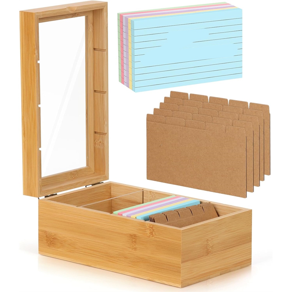 ABUA Bambu İndeks Kart Düzenle - Card Index Box incelemesi ve fiyatı