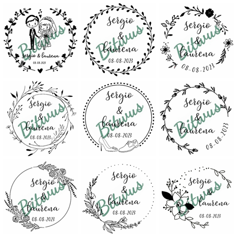 Özel düğün damga mürekkepli da - Rubber Date Stamp incelemesi ve fiyatı